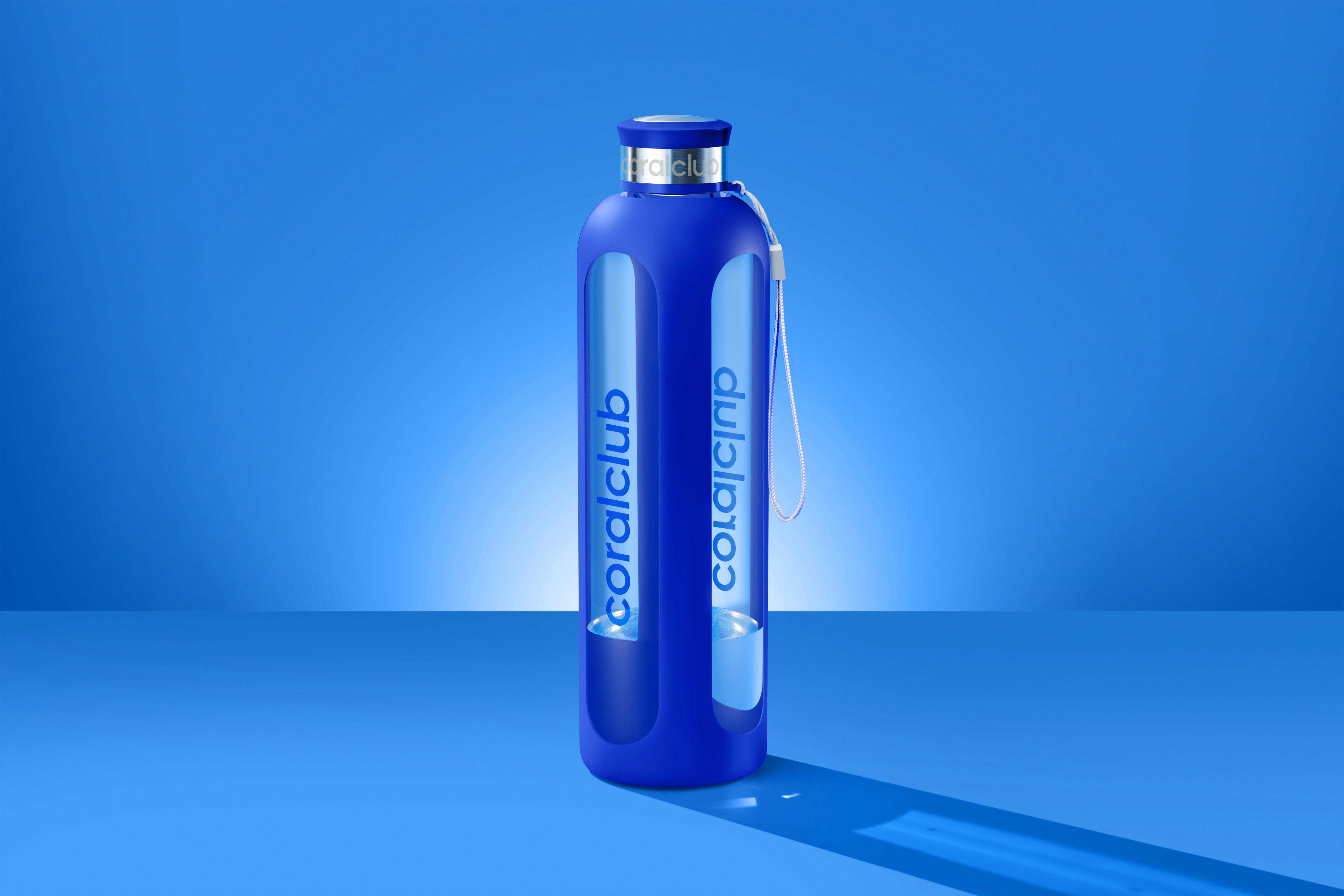 בקבוק זכוכית ClearWater, כחול