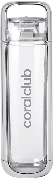 KOR One 750 water bottle, chrome